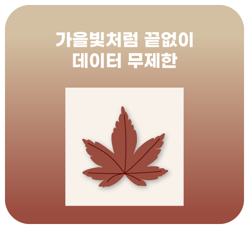 데이터무제한('25년09월)
